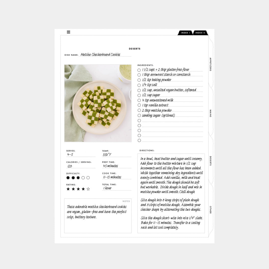 Digital Recipe Book