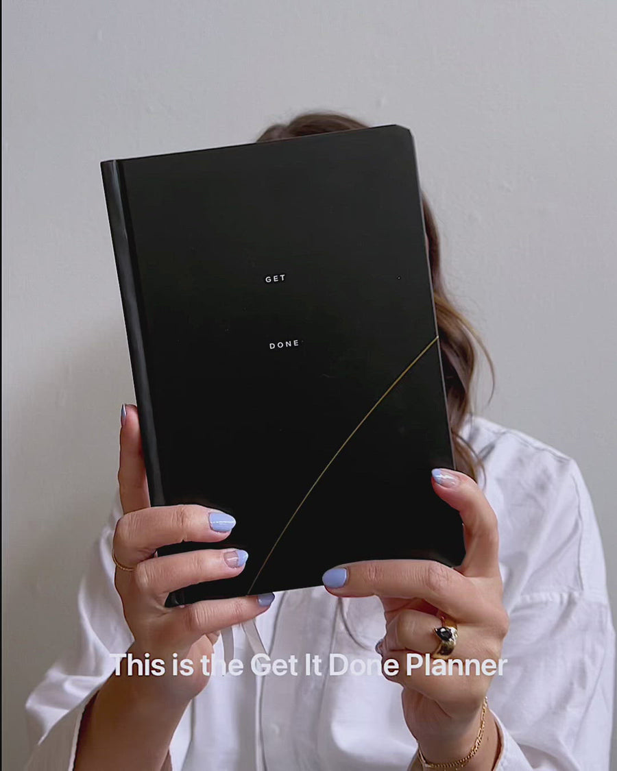Productivity planner - Get (sh)it done (black) - SEIK